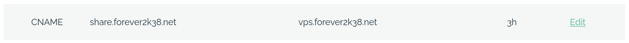 share domain record for forever2k38.net
